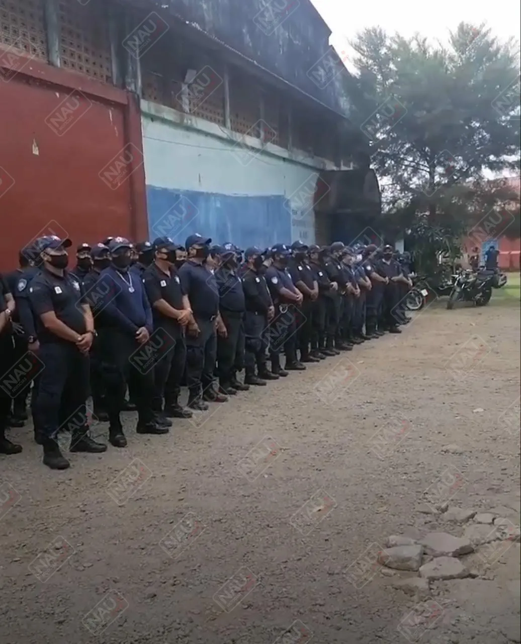 Policías Municipales de Cacahoatán realizan paro de labores