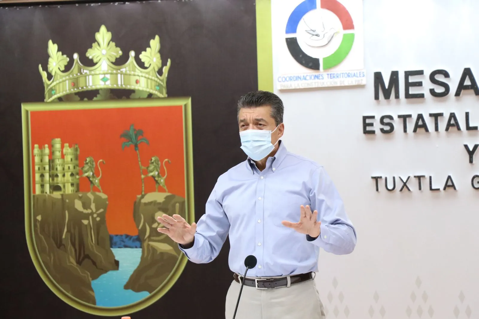 Rutilio Escandón reitera llamado a población de 40 años en adelante a vacunarse contra COVID-19