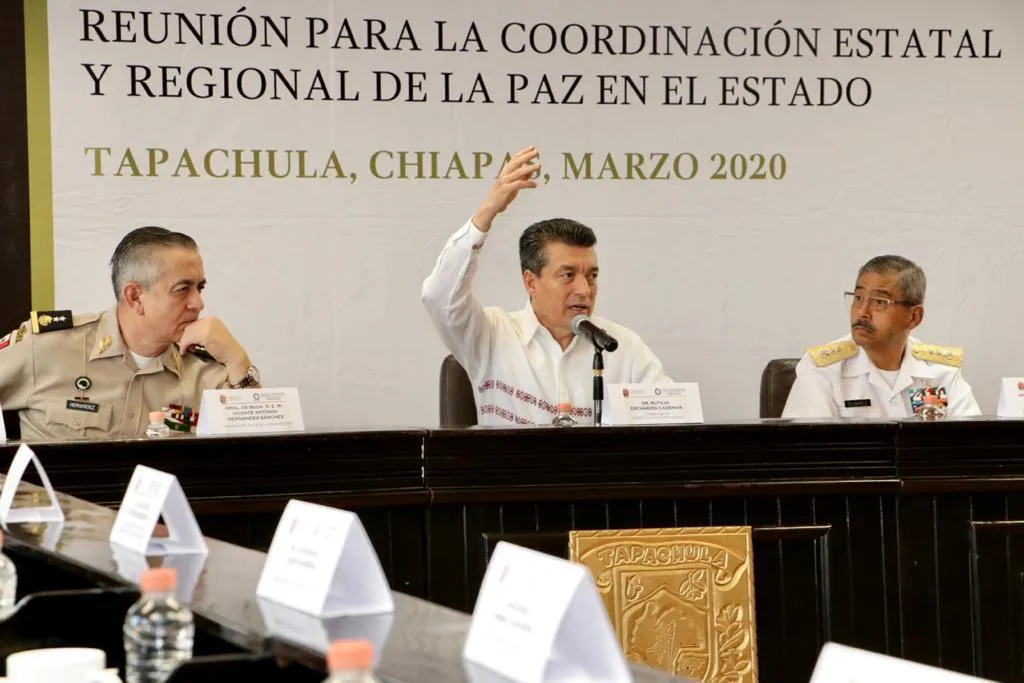 Con coordinación y estrategias de seguridad y justicia se mantiene la paz en la región Soconusco: Llaven
