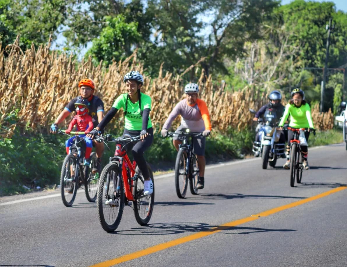 Un éxito en Tuxtla Chico la primera “Rodada Familiar Turística- Cultural”