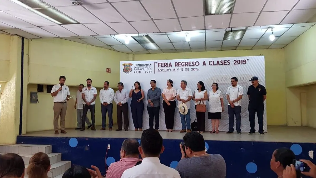 Inicia “Feria De Regreso A Clases”, en instalaciones de la canaco SERVYTUR Tapachula.