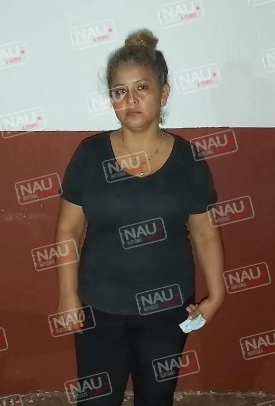 Detienen a mujer con marihuana