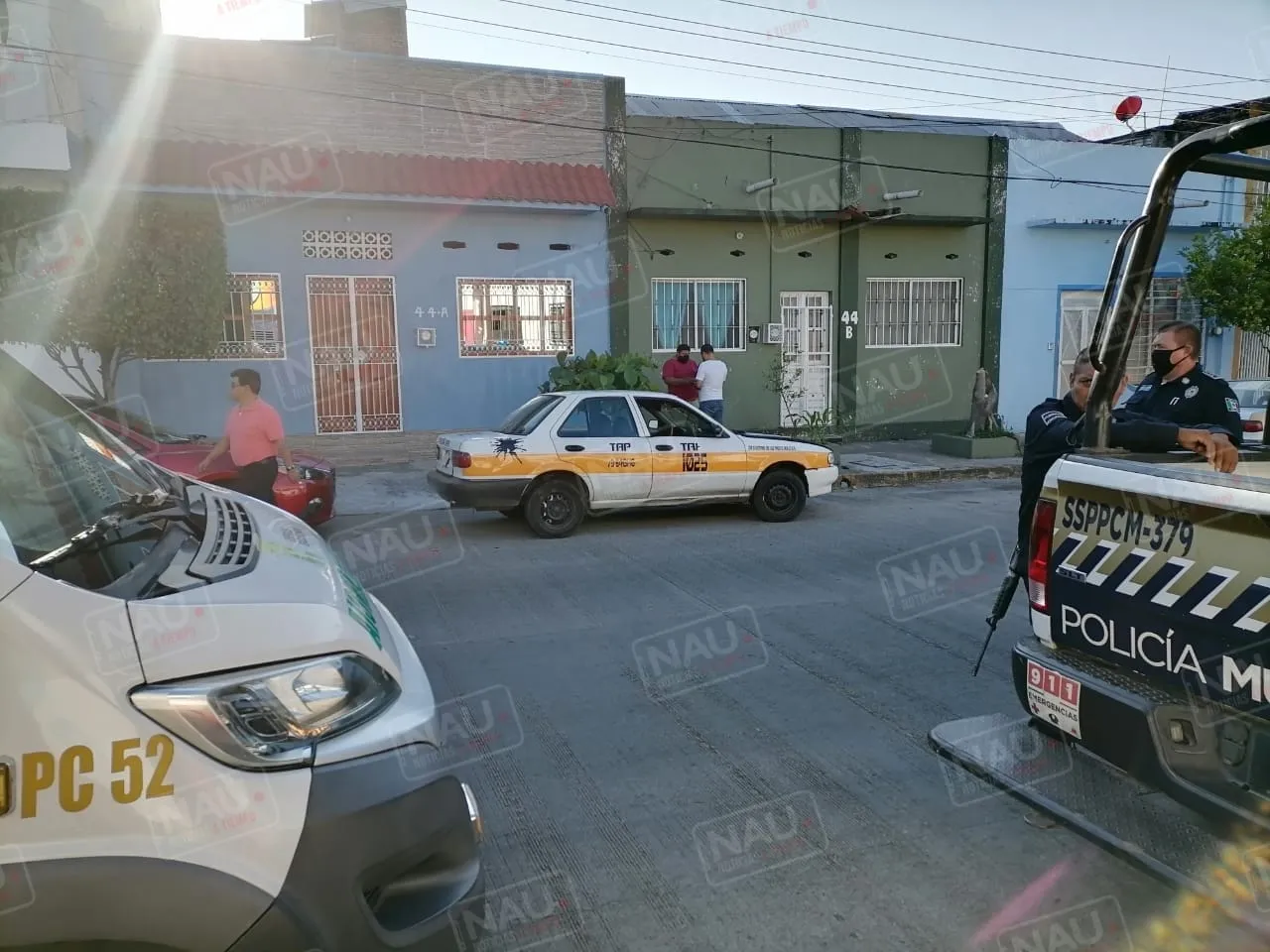 Atropellada por un taxi