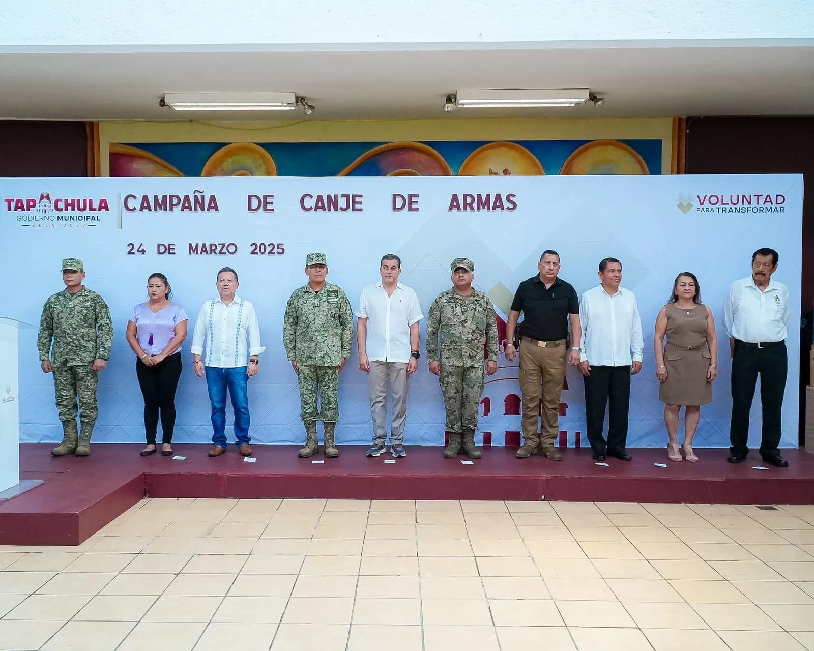 En Tapachula nos sumamos a “Sí al desarme, sí a la paz”: Yamil Melgar Bravo