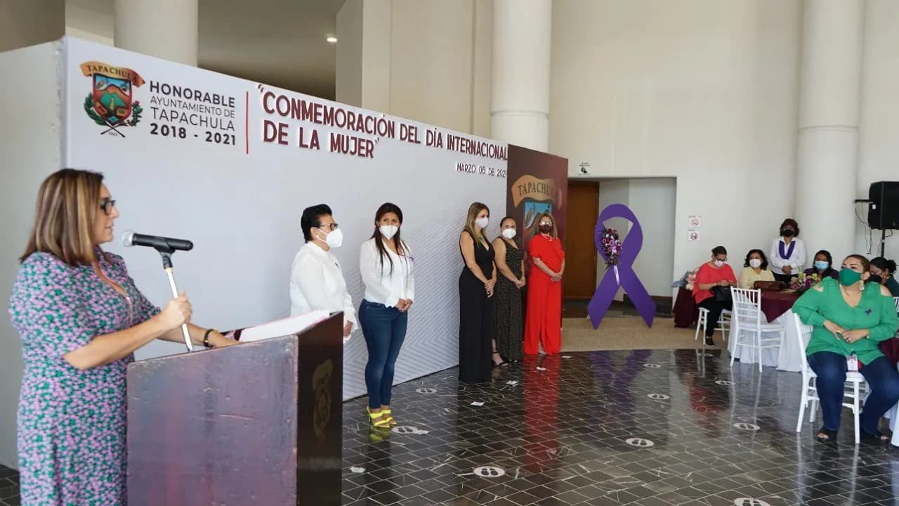 AYUNTAMIENTO DE TAPACHULA CONMEMORA EL DÍA INTERNACIONAL DE LA MUJER