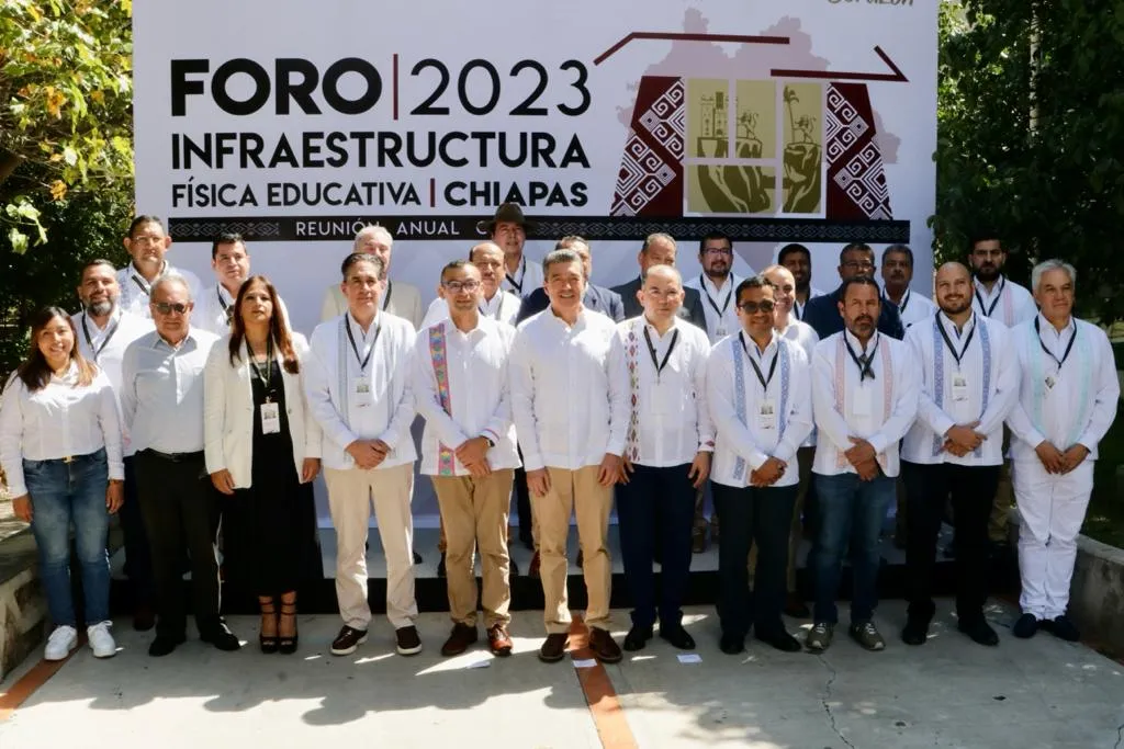 Rutilio Escandón inauguró el Foro Nacional de Infraestructura Física Educativa 2023