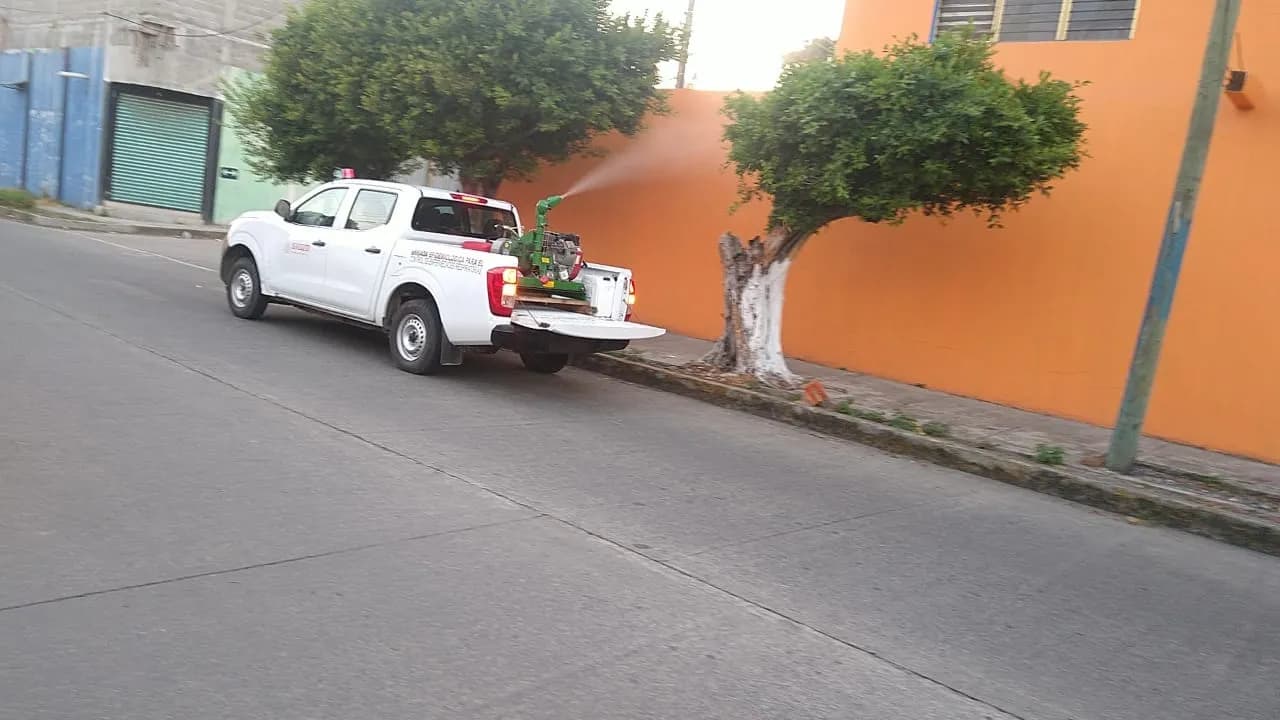 COLONIAS DEL NORTE DE TAPACHULA SE SUMAN AL PROGRAMA DE DESCACHARRAMIENTO Y NEBULIZACIÓN