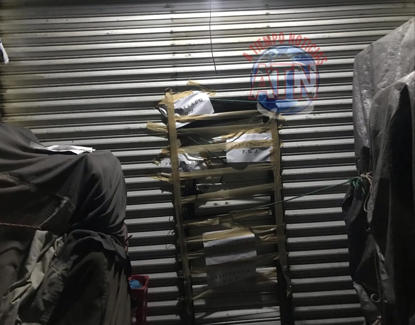 Descubren bodega donde almacenaban abarrotes presuntamente robados en los Trailers en Suchiate