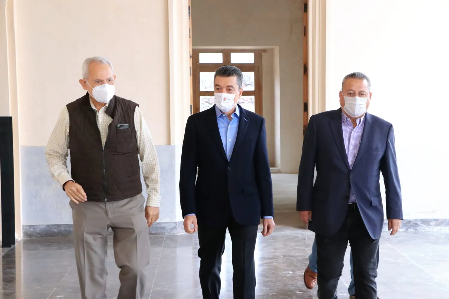 Exhorta Rutilio Escandón a extremar precauciones por lluvias y vacunarse contra el COVID-19