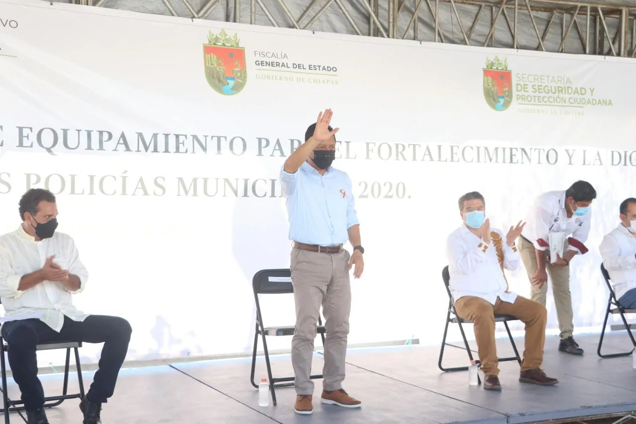 Desde Huixtla Llaven Abarca reafirma compromiso con ayuntamientos para garantizar la seguridad de los habitantes