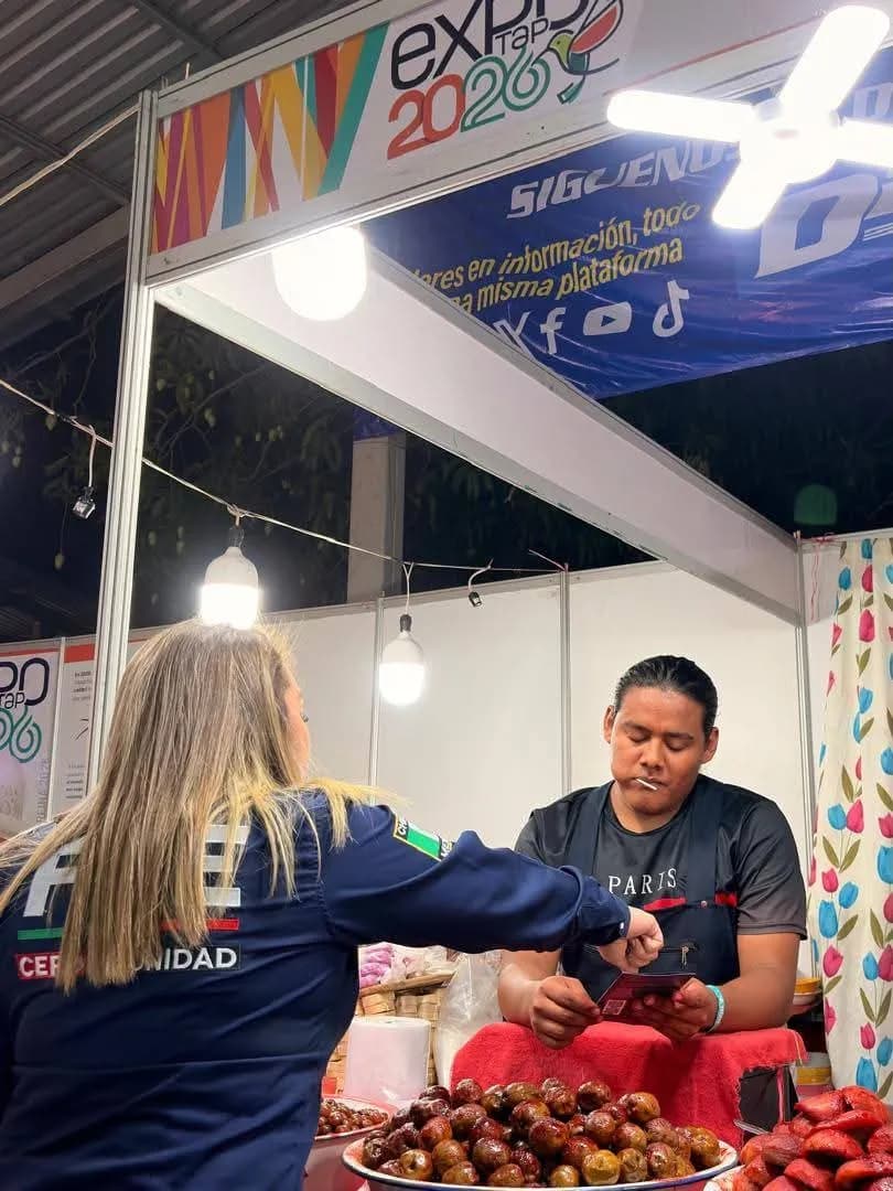 FGE participa en la Expo Feria Tapachula 2026 con mesa de denuncia “Migrante Seguro”