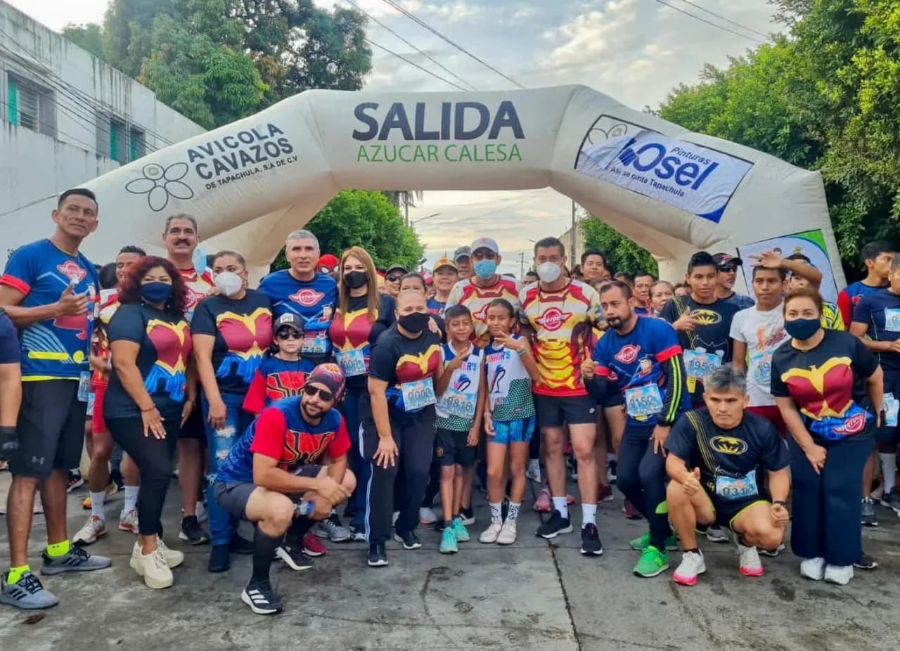 UN ÉXITO CARRERA “HÉROES CON CAUSA” ORGANIZADA POR EL DIF TAPACHULA