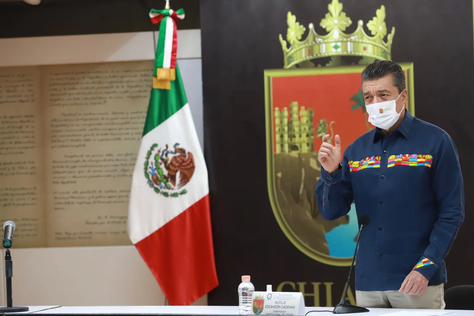 Exhorta Rutilio Escandón a alejarse de ríos y montañas para evitar situaciones de riesgo por lluvias