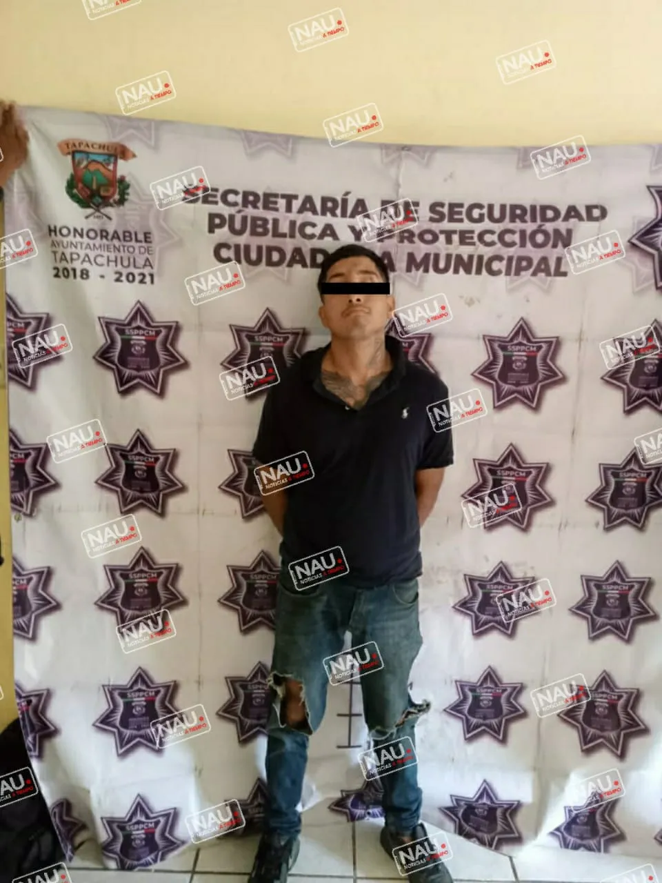 Detienen a presunto asaltante.