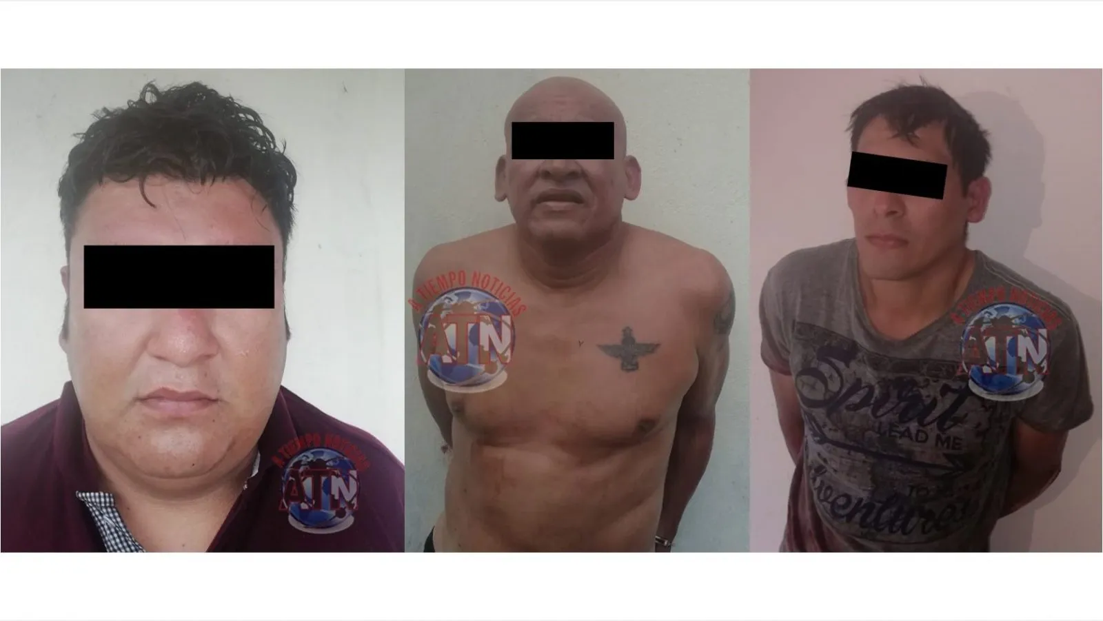 Detienen a tres presuntos peligrosos asaltantes