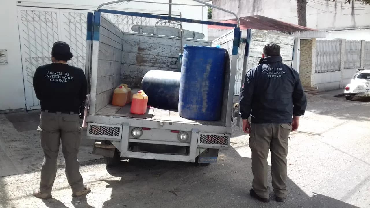 ASEGURA LA PFM MÁS DE 800 LITROS DE HIDROCARBURO ILEGAL EN CHIAPAS