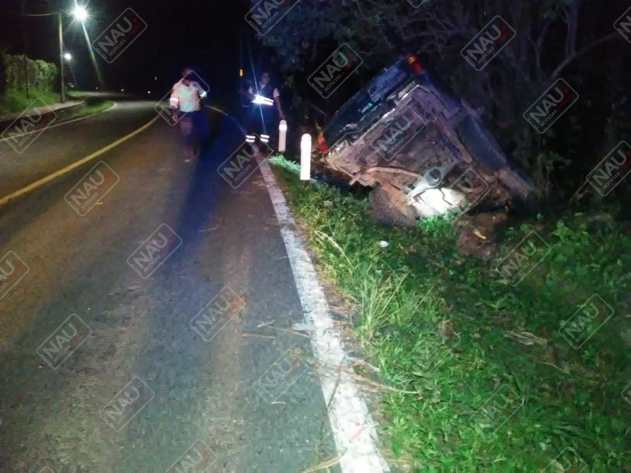 Dejan abandonado un vehículo sobre la carretera Cacahoatán – Unión Juárez