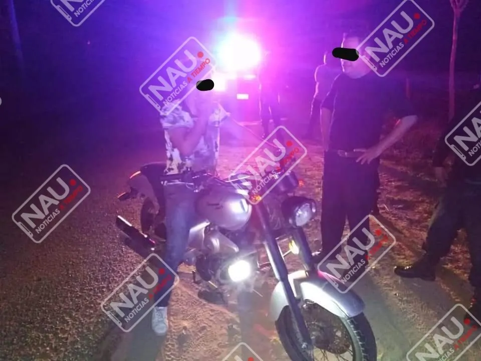 Detenido con motocicleta robada