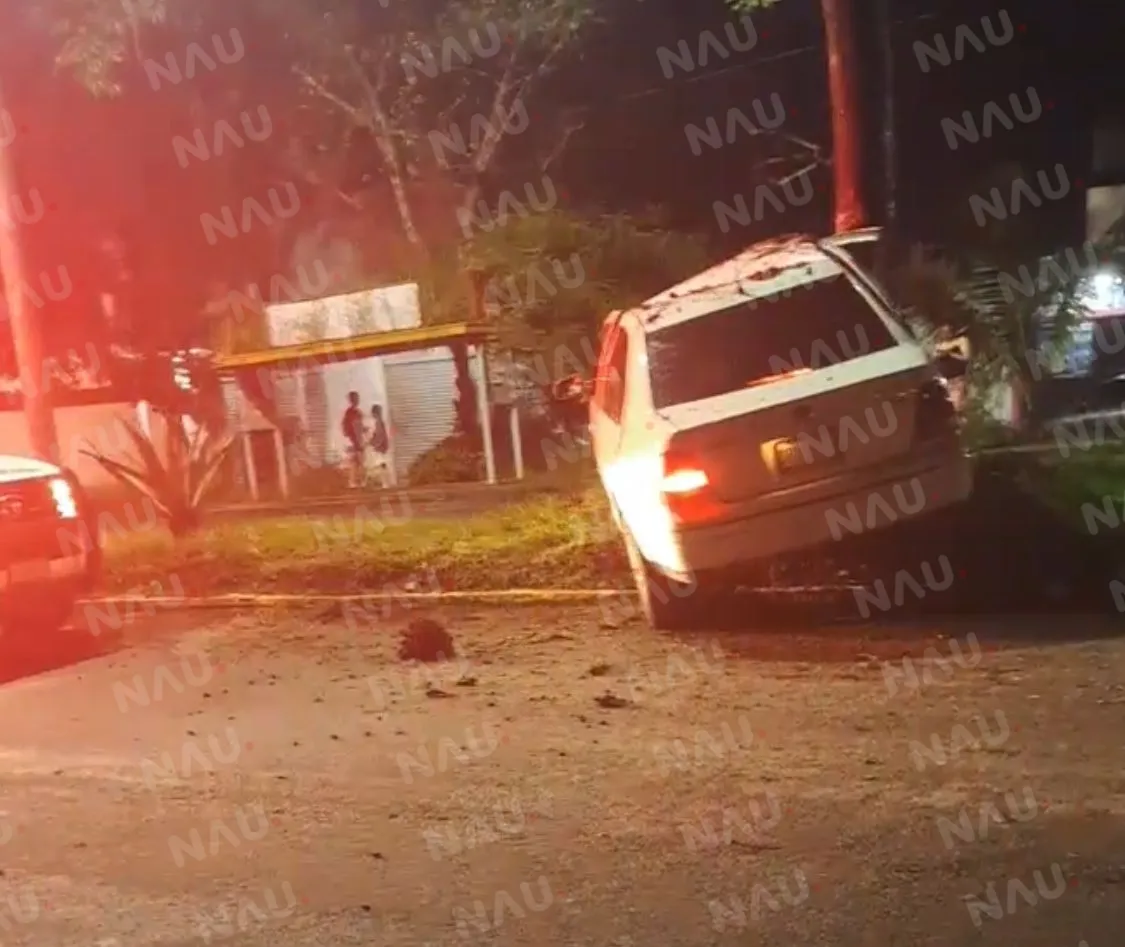 Accidente vehicular en Tapachula deja dos lesionados leves