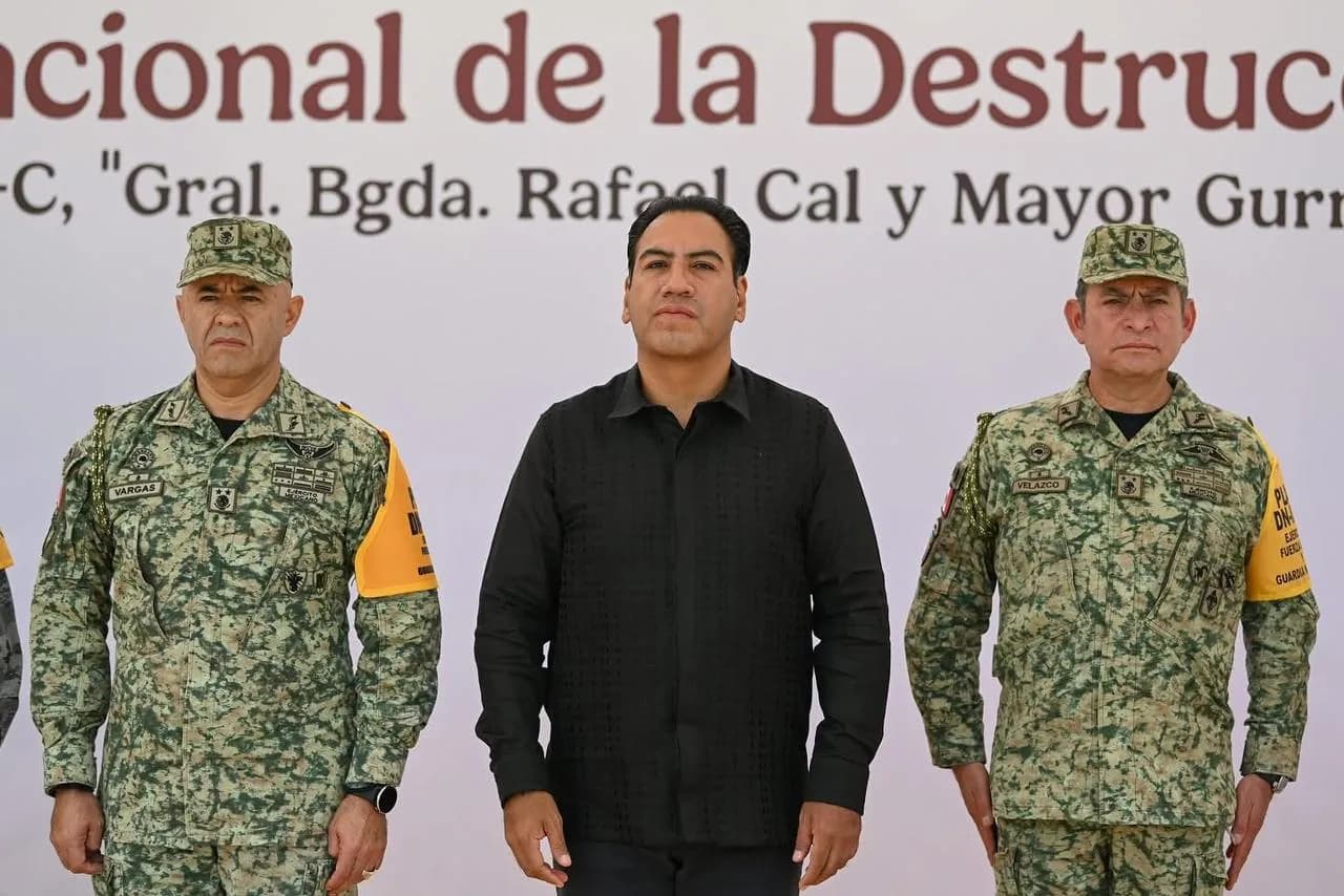 Destrucción de armas, un paso más en el camino hacia la paz en Chiapas: Eduardo Ramírez
