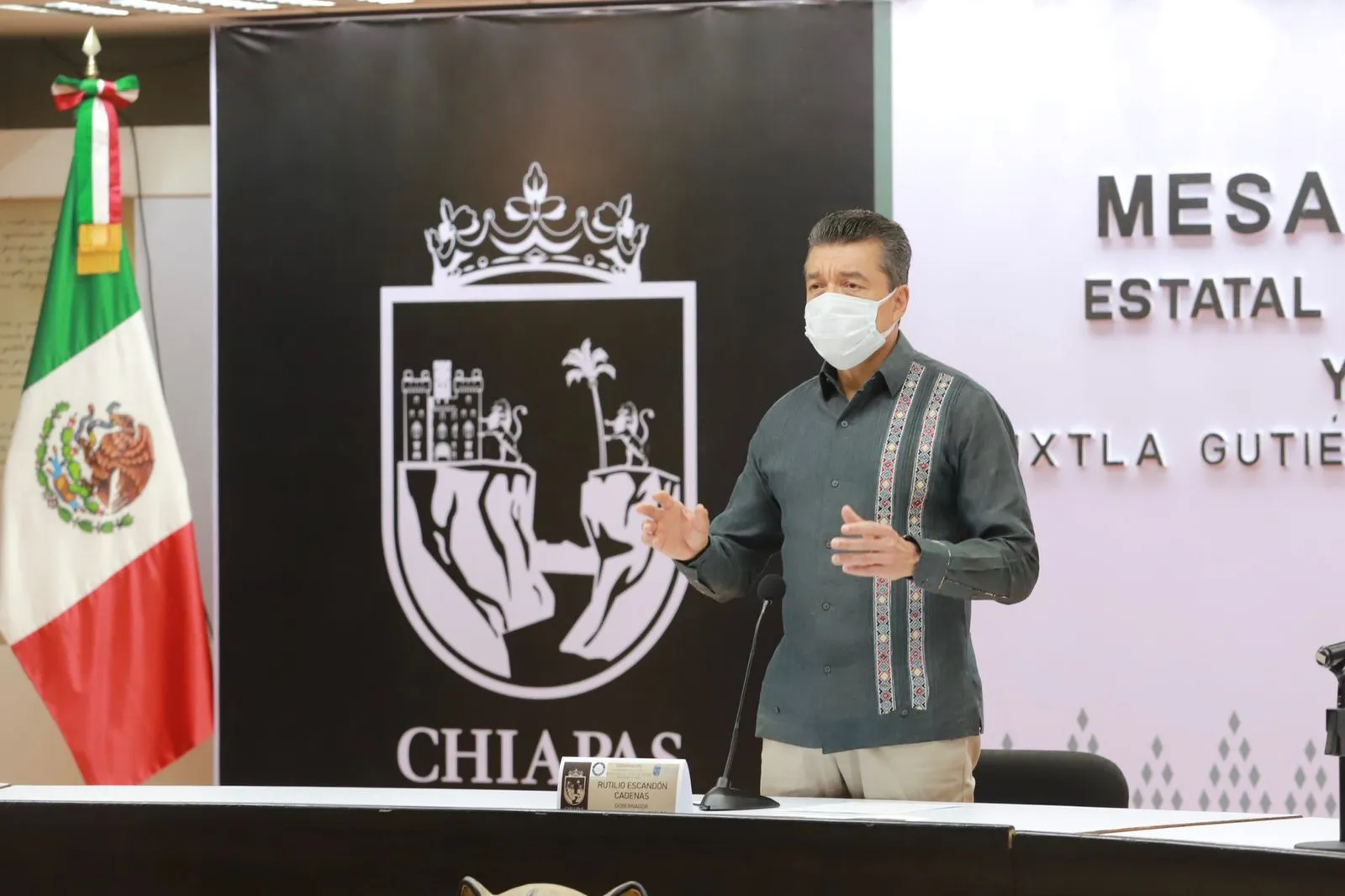 Reconoce Gobernador a mujeres que se manifestaron de manera pacífica y respetuosa en Chiapas
