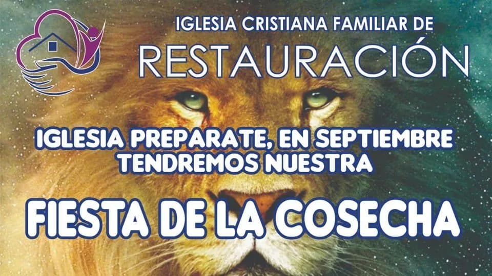 Invitan A Fiesta De La Cosecha 2019, En Iglesia “Restauración”