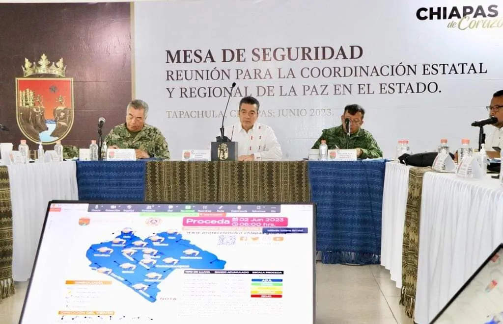 Desde Tapachula, Rutilio Escandón exhorta a atender recomendaciones preventivas ante lluvias