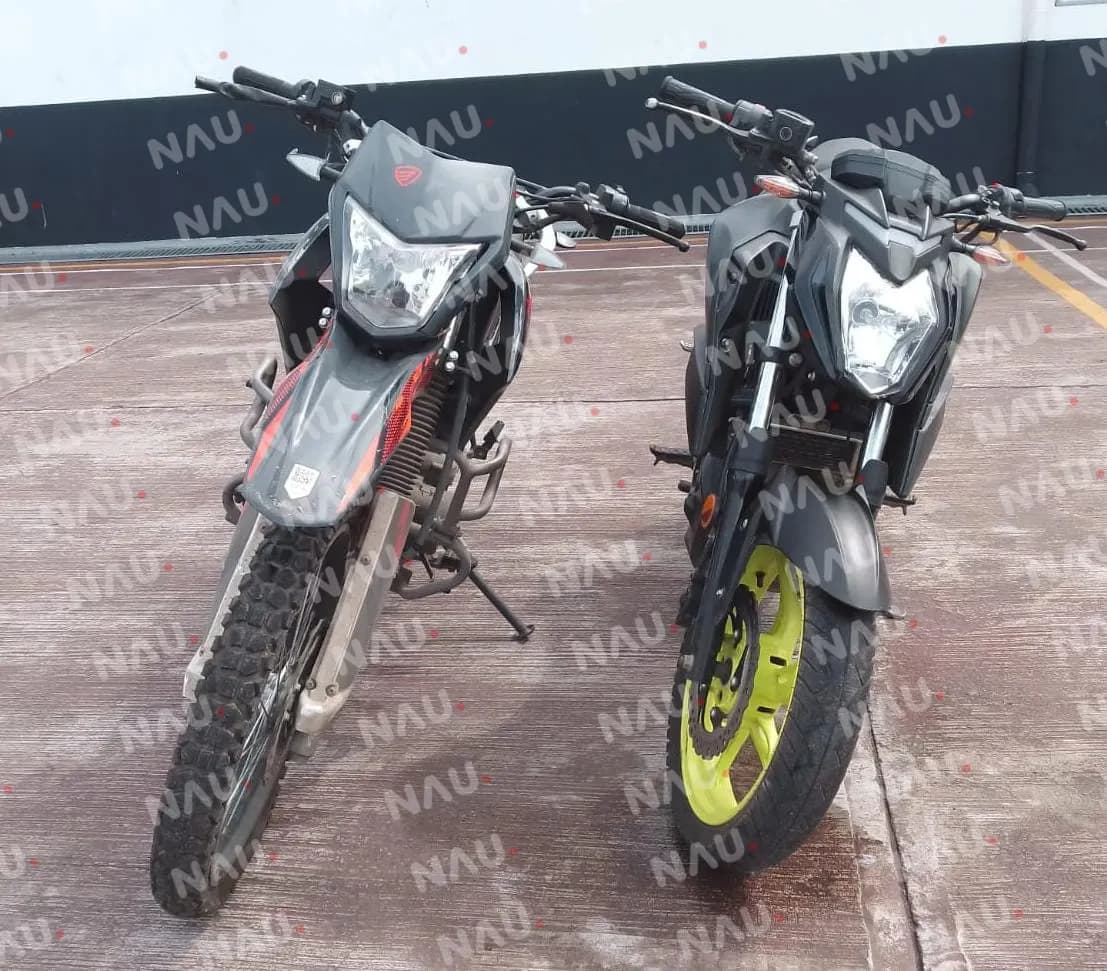 Dos motocicletas fueron abandonadas