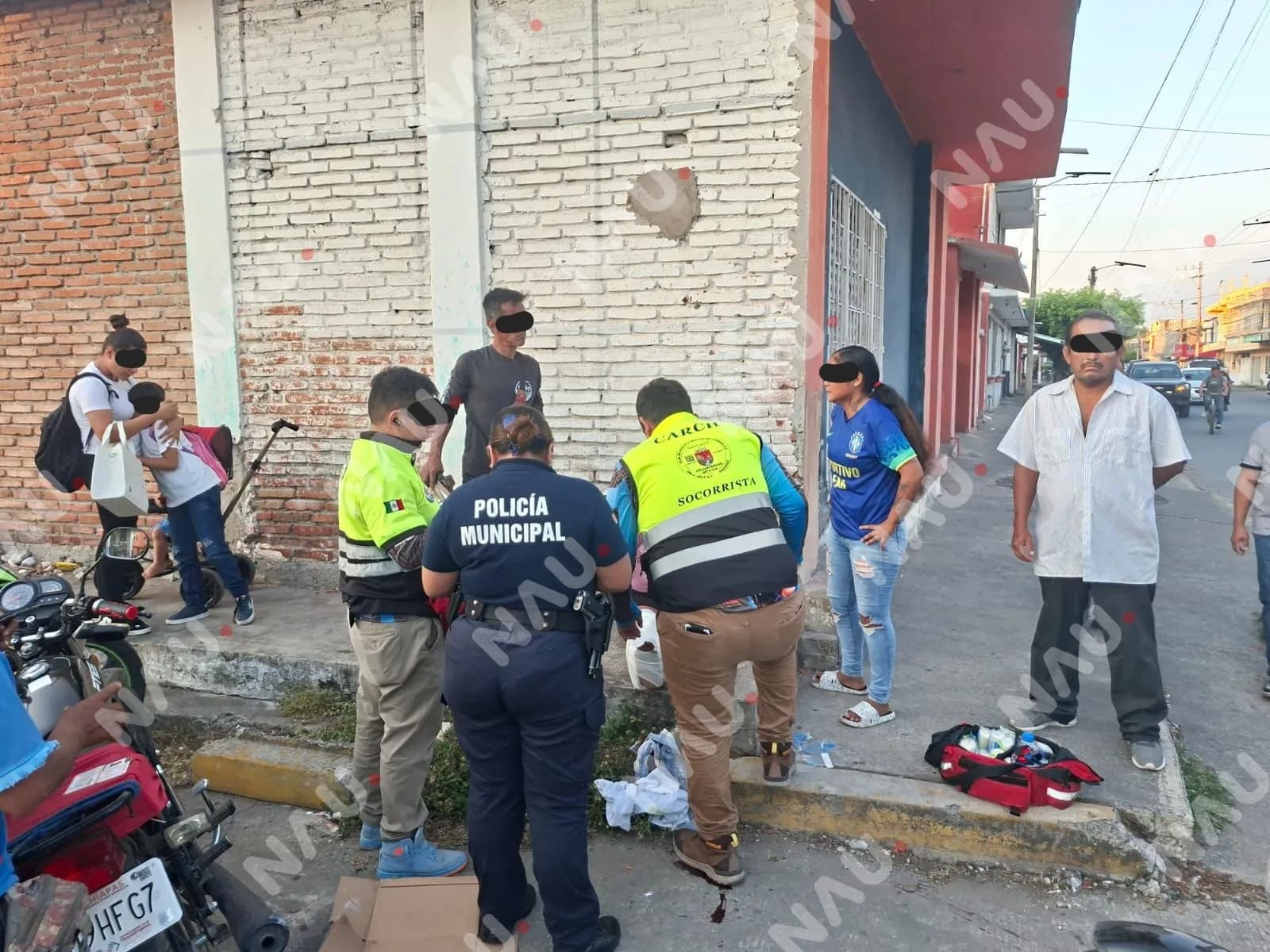 Mujer resulta lesionada tras ser atropellada por motociclista en Tapachula