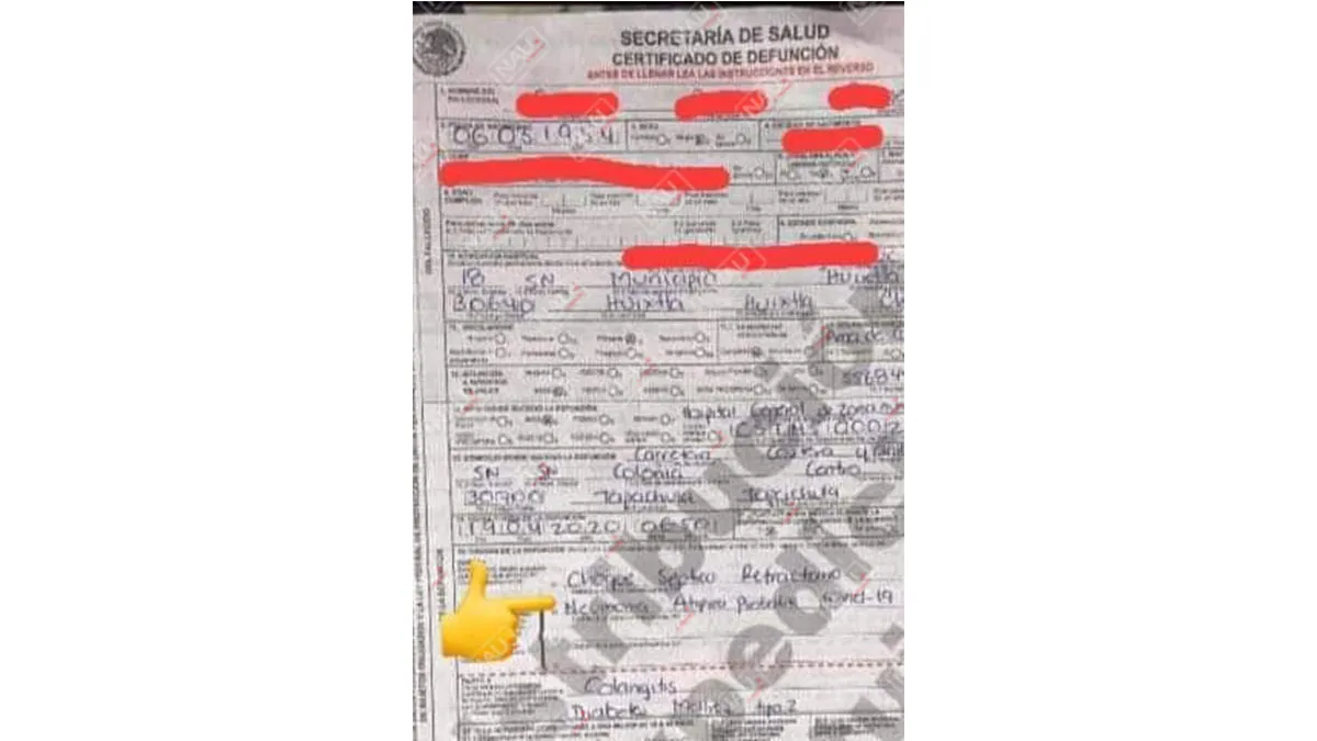 Del 9 al 27 de abril han fallecido tres personas por neumonía atípica en Tapachula