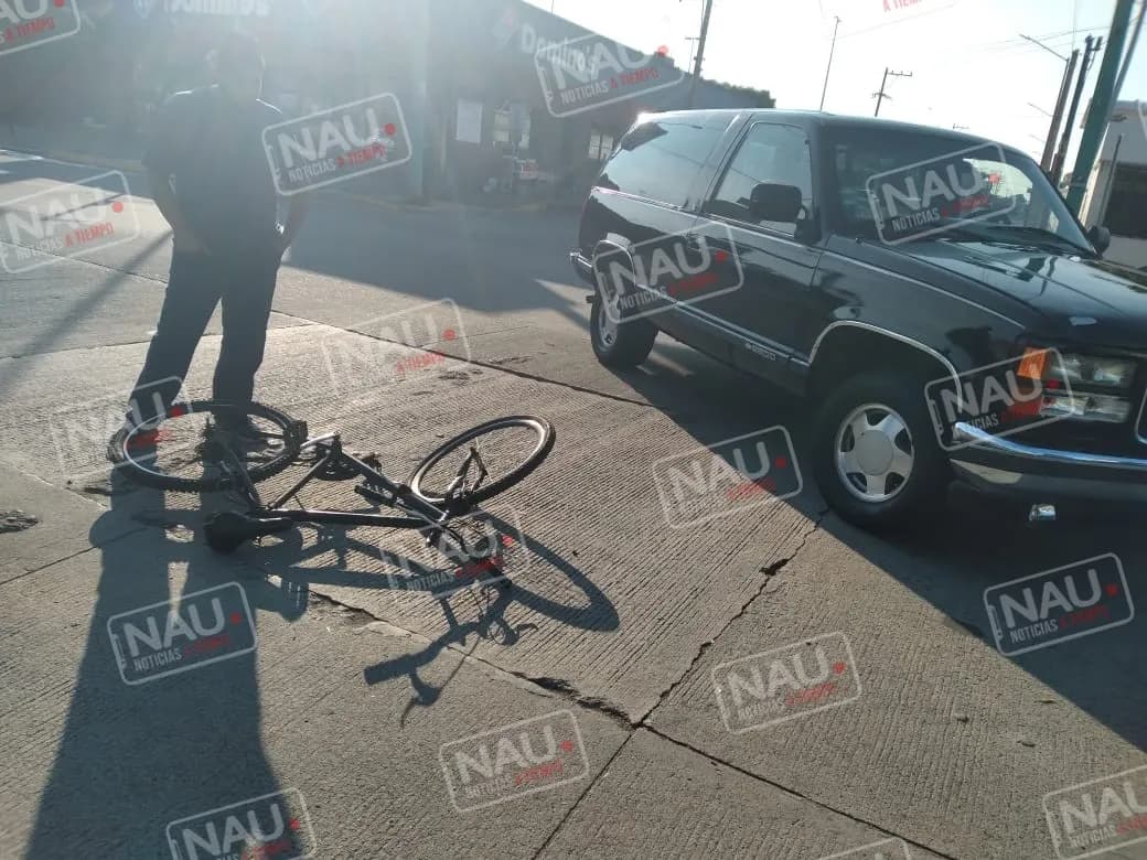 Albañil fue atropellado por un vehículo