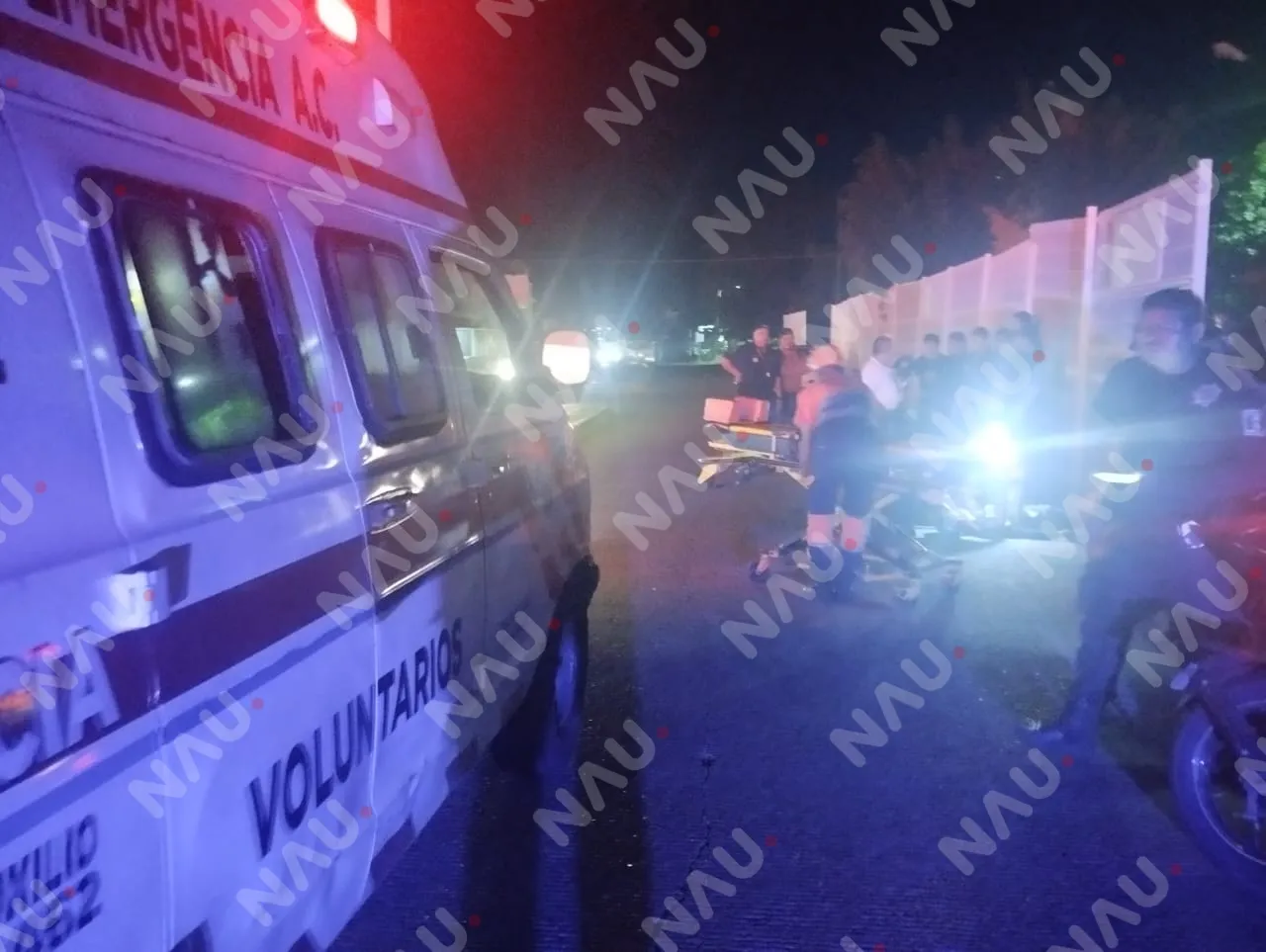 Motociclista sufre accidente por falla mecánica en Tapachula