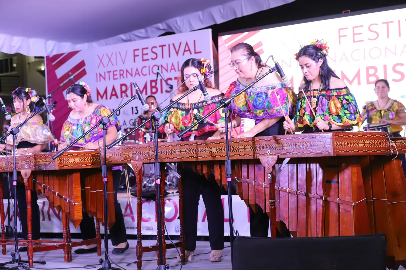 Inaugura Rutilio Escandón el XXIV Festival Internacional de Marimbistas