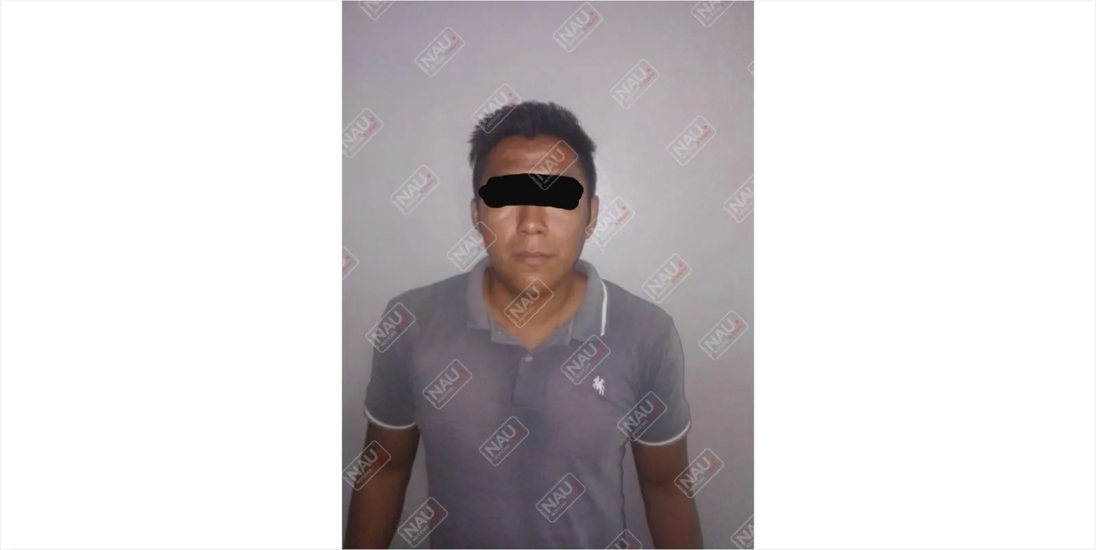 Por golpear a una mujer fue detenido