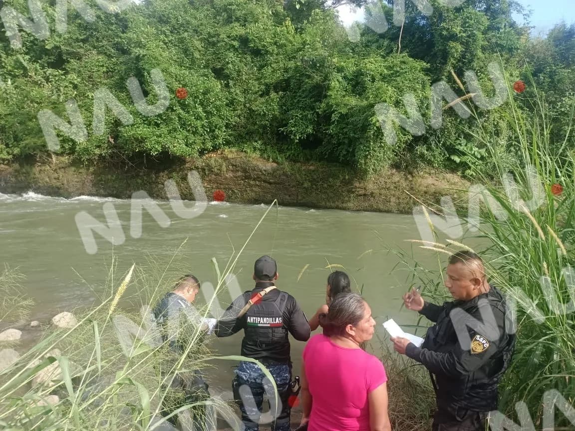 Desparece menor de 14 años en la.poza de agua del río Cahocán atrás de la colonia Los Amores