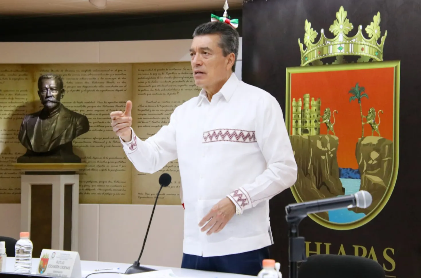 Exhorta Rutilio Escandón a la población a mantener medidas preventivas ante continuidad de lluvias