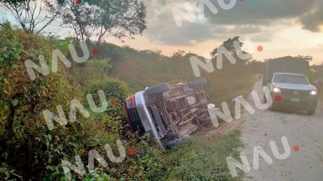 10 lesionados deja accidente en MAPASTEPEC