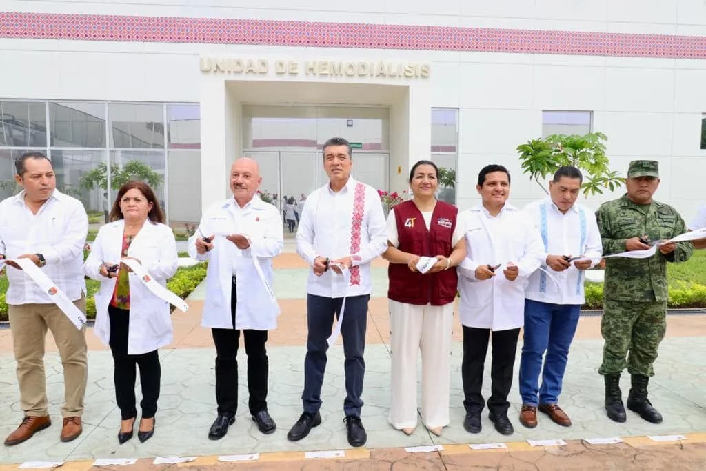 Rutilio Escandón fortalece servicios del Hospital General de Reforma con área de hemodiálisis