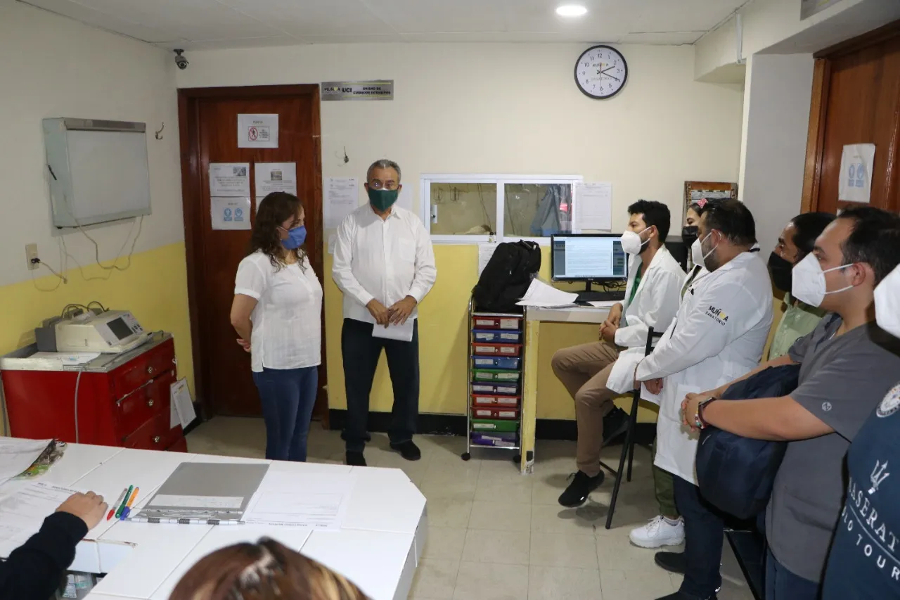 Visita Zepeda Soto a policías que resultaron lesionados en Pantelhó