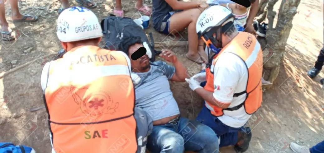 Rescata SAE a persona atropellada