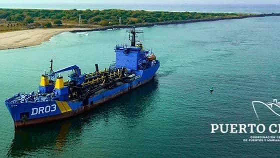 Calado oficial de 9 metros, da a conocer la Administración Portuaria Integral de Puerto Chiapas