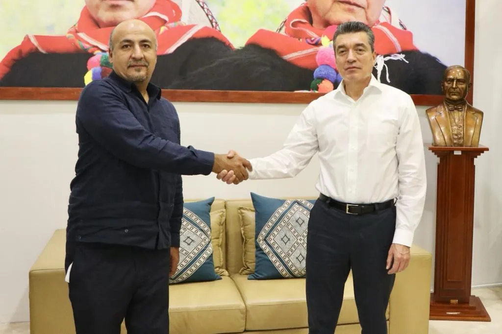 Rutilio Escandón y subsecretario de la SRE suman esfuerzos en atención a personas migrantes