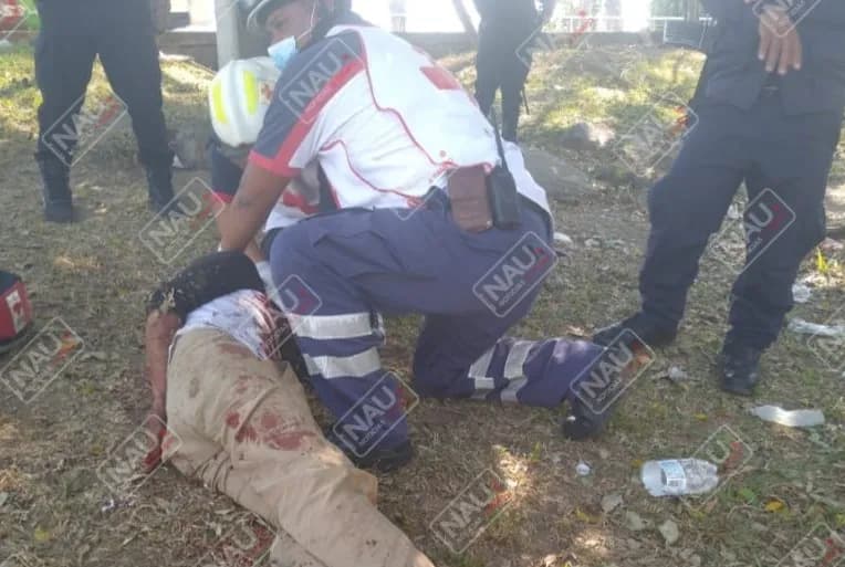 Lesionado de dos machetazos