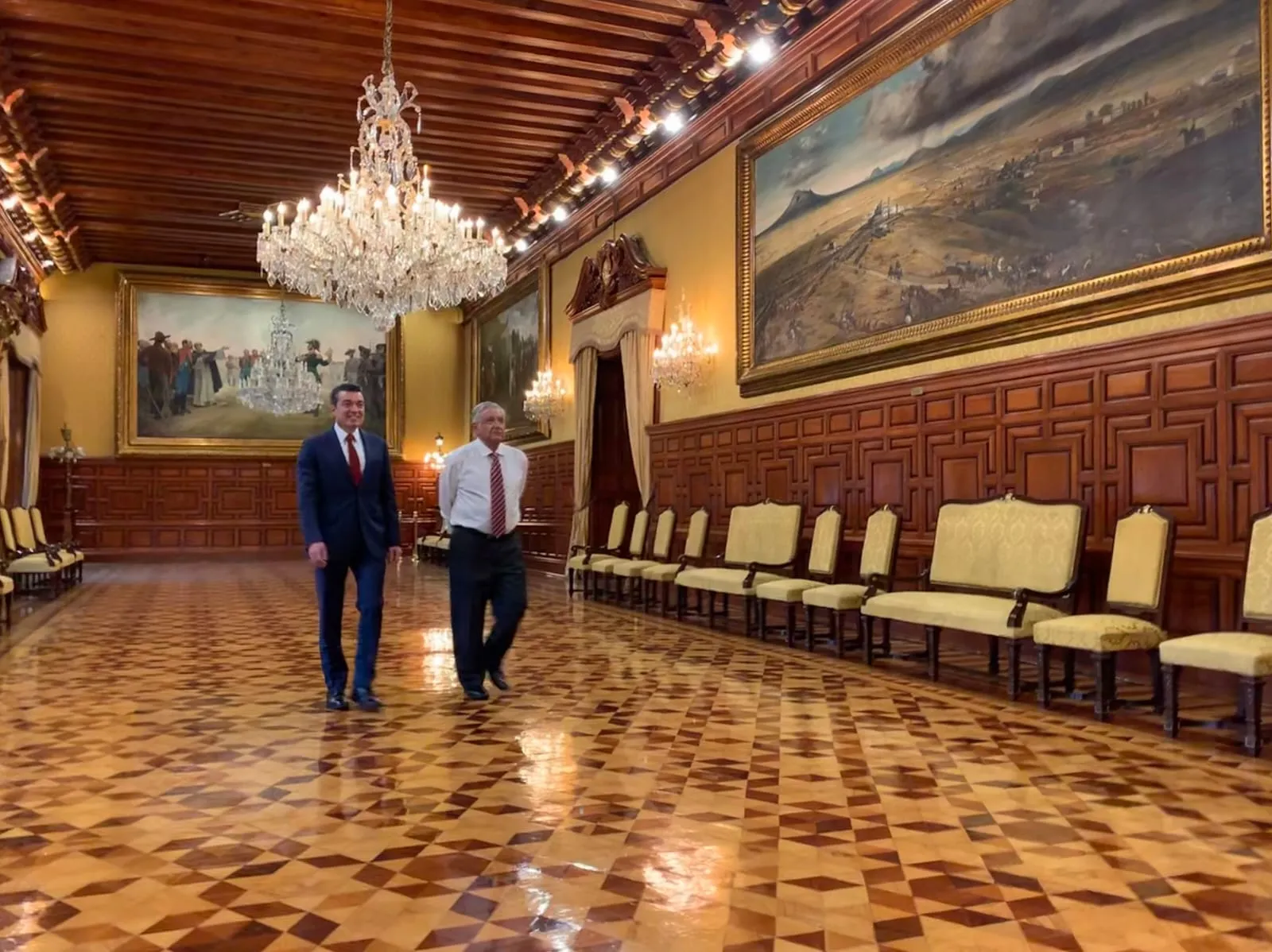 Refrenda Rutilio Escandón respaldo al presidente AMLO para consolidar la Cuarta Transformación del país