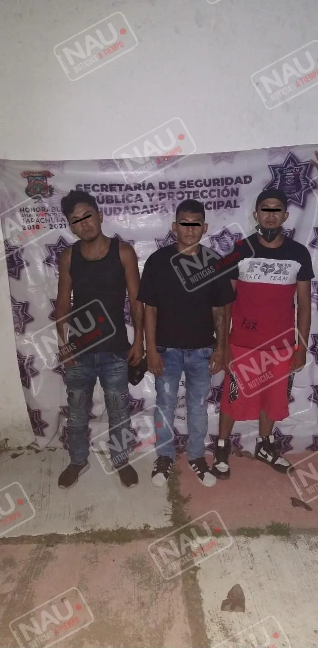 MS 13 detenidos en el centro de Tapachula