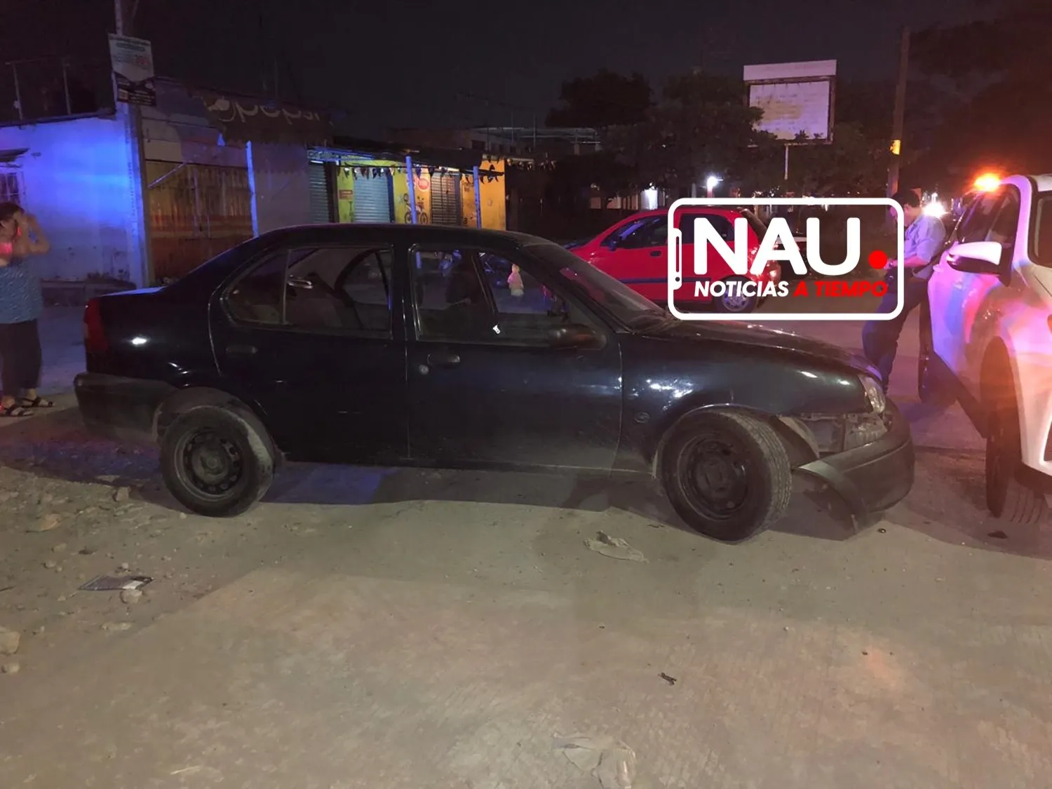 Sólo daños en accidente vial
