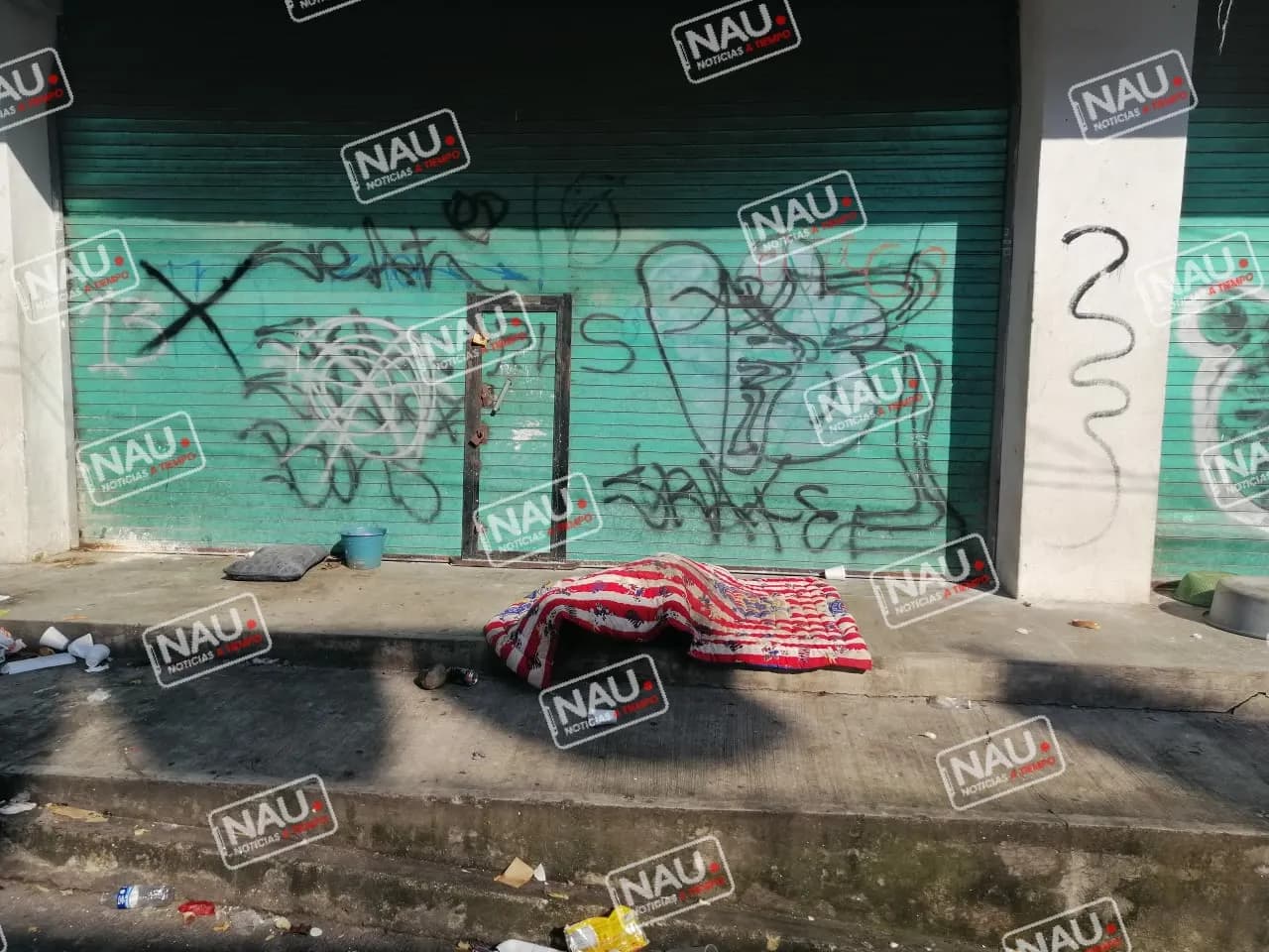 Muere indigente en la vía pública.