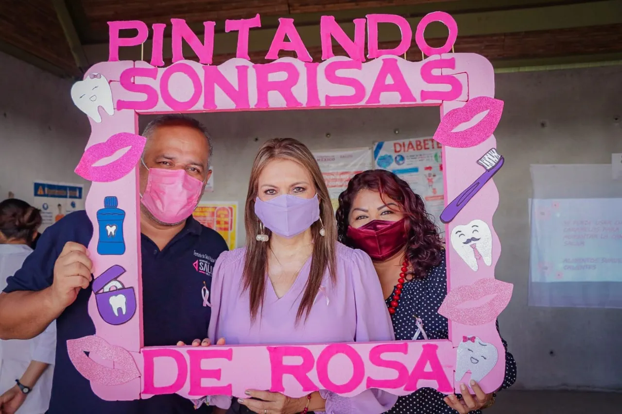 ROSY URBINA PONE EN MARCHA BRIGADA “PINTANDO SONRISAS DE ROSA”