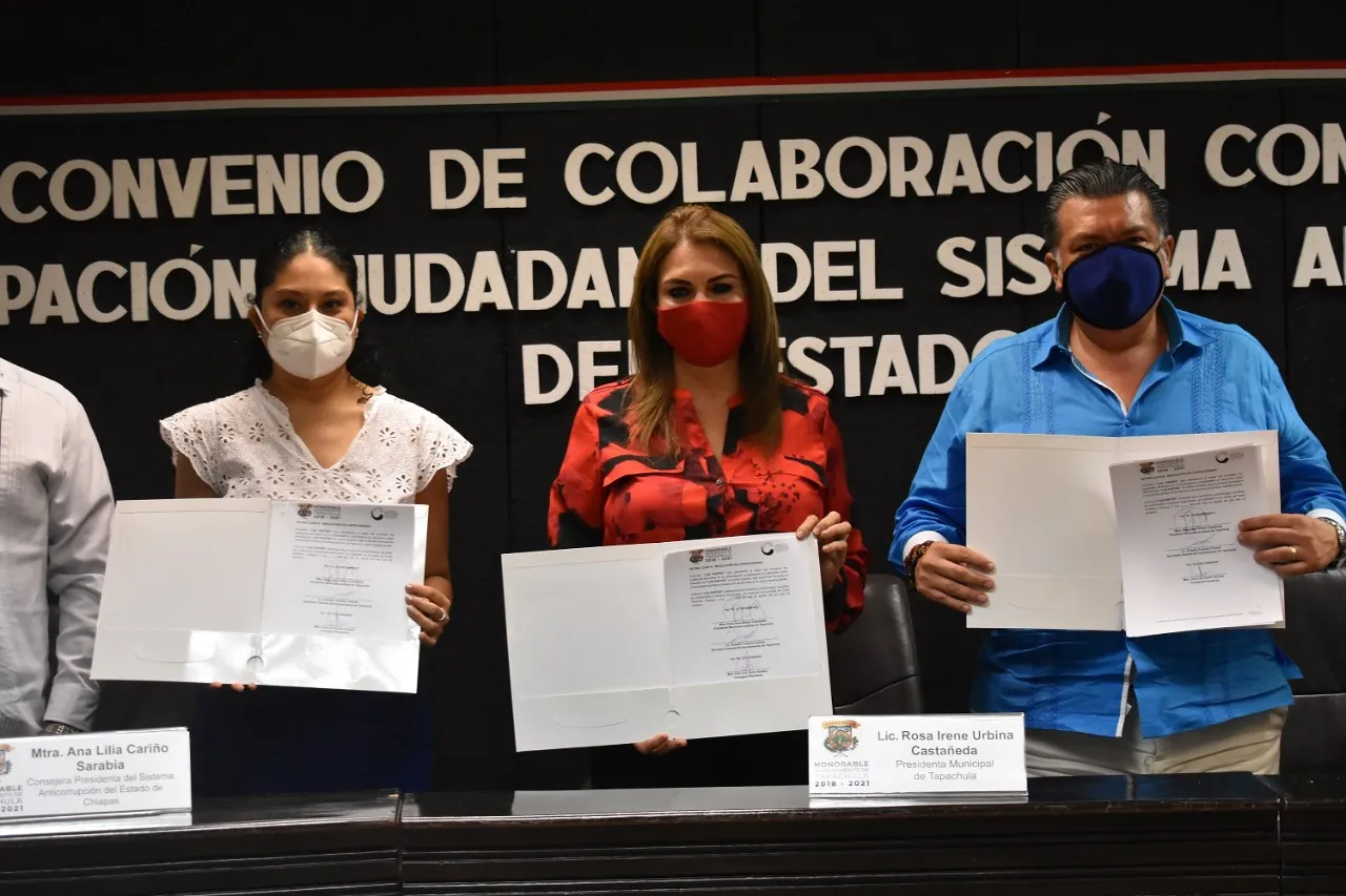 AYUNTAMIENTO DE TAPACHULA COMPROMETIDO EN EL COMBATE A LA CORRUPCIÓN