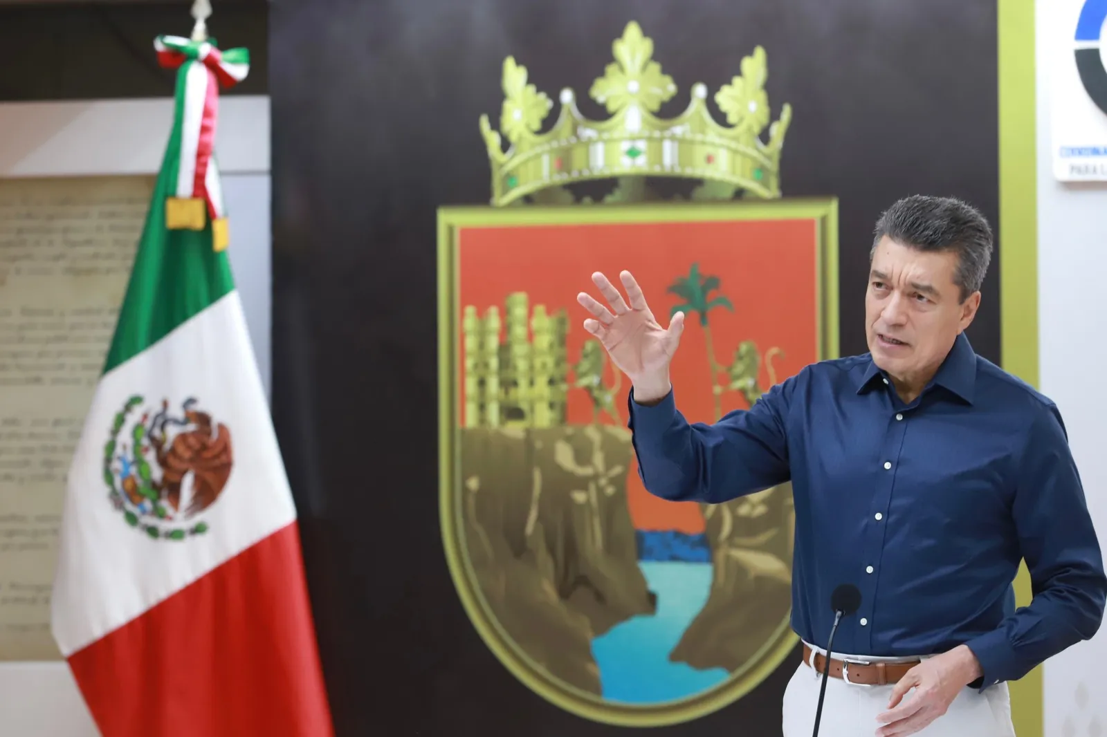 Pide Rutilio Escandón extremar precauciones ante el arribo del frente frío No. 27 a Chiapas